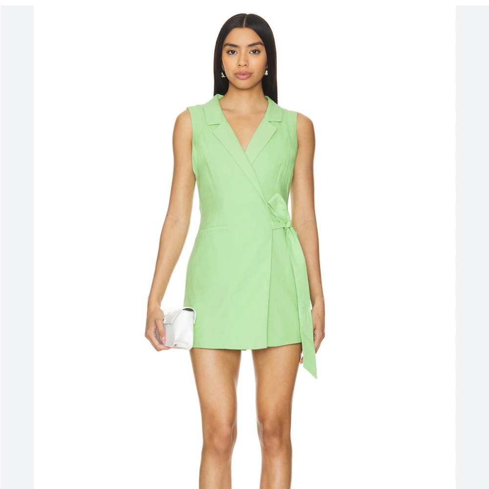 Revolve Green Wrap Dress / Romper